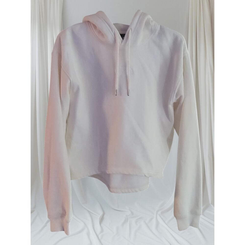 The North Face Women Pullover Hoodie Sweatshirt Size M Cream Excellent Condition